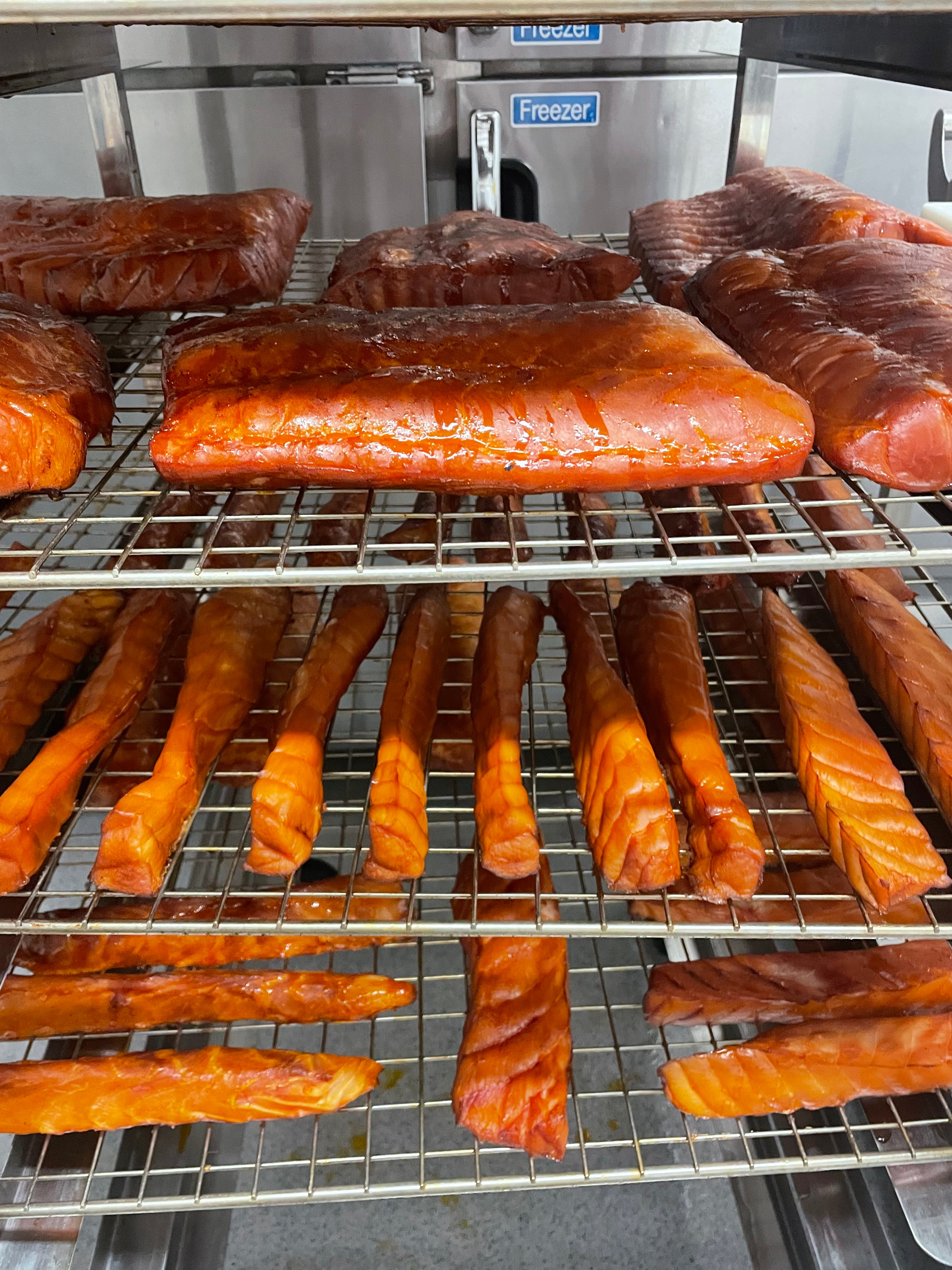 Smoked Sturgeon Belly (bacon of the sea)