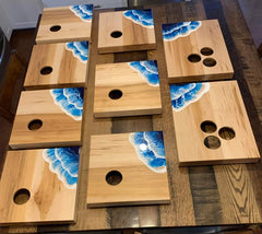 Acadian Caviar Serving Board for Trio of Caviar