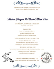 Sturgeon & Caviar Master Class / Academy